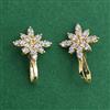 American Diamond Classic Nose Ring with Rhodium Plating 2 Tone Plating Gold Plating