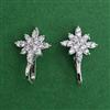 American Diamond Classic Nose Ring with Rhodium Plating 2 Tone Plating Gold Plating