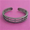 American Diamond Openable kada with Black Plating