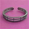 American Diamond Openable kada with Black Plating