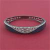 American Diamond Openable kada with Black Plating