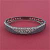 American Diamond Openable kada with Black Plating