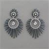 American Diamond Classic Earring with Black Plating