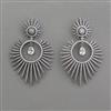 American Diamond Classic Earring with Black Plating