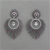 American Diamond Classic Earring with Black Plating