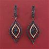 American Diamond Dangler with Black Plating