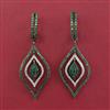 American Diamond Dangler with Black Plating