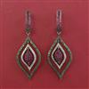 American Diamond Dangler with Black Plating
