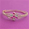 American Diamond Openable kada with Carat Plating