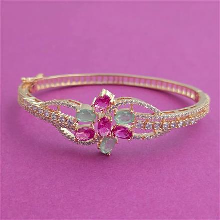 American Diamond Openable kada with Carat Plating