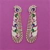 American Diamond Long Earring with Carat Plating