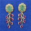 American Diamond Classic Earring with Carat Plating