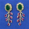 American Diamond Classic Earring with Carat Plating