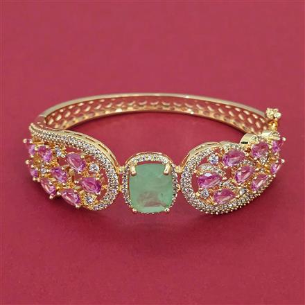 American Diamond Openable kada with Carat Plating