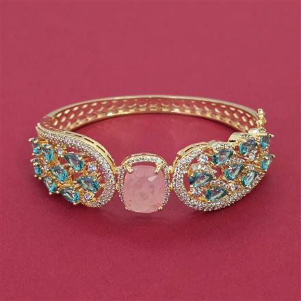 American Diamond Openable kada with Carat Plating