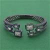 American Diamond Openable kada with Black Plating