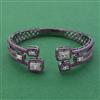 American Diamond Openable kada with Black Plating