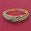 American Diamond Openable kada with 2 Tone Plating