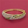 American Diamond Openable kada with 2 Tone Plating