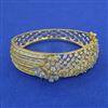 American Diamond Broad Kada with 2 Tone Plating
