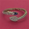 American Diamond Openable kada with Mehndi Plating