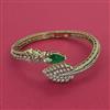 American Diamond Openable kada with Mehndi Plating