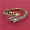 American Diamond Openable kada with Mehndi Plating