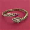 American Diamond Openable kada with Mehndi Plating