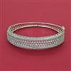 American Diamond Openable kada with Rhodium Plating 2 Tone Plating Mehndi Plating