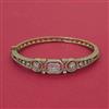 American Diamond Openable kada with Rhodium Plating 2 Tone Plating Mehndi Plating