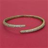 American Diamond Openable kada with Rhodium Plating 2 Tone Plating Mehndi Plating