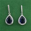 American Diamond Delicate Earring with Rhodium Plating