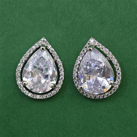 American Diamond Tops with Rhodium Plating