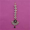 American Diamond Classic Tikka with Mehndi Plating
