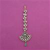 American Diamond Classic Tikka with Mehndi Plating