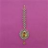 American Diamond Classic Tikka with Mehndi Plating