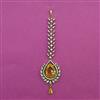 American Diamond Classic Tikka with Mehndi Plating