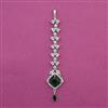 American Diamond Classic Tikka with Rhodium Plating