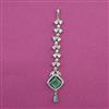 American Diamond Classic Tikka with Rhodium Plating