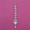 American Diamond Classic Tikka with Rhodium Plating