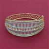 American Diamond Broad Kada with 2 Tone Plating