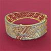 American Diamond Broad Kada with 2 Tone Plating