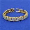 American Diamond Classic Bracelet with 2 Tone Plating