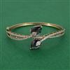 American Diamond Openable kada with Mehndi Plating