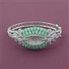 American Diamond Openable kada with Rhodium Plating