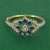 American Diamond Openable kada with 2 Tone Plating