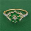 American Diamond Openable kada with 2 Tone Plating