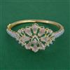 American Diamond Openable kada with 2 Tone Plating