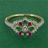 American Diamond Openable kada with 2 Tone Plating