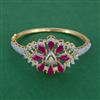 American Diamond Openable kada with 2 Tone Plating